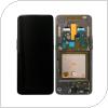 LCD with Touch Screen & Front Cover Samsung A805F Galaxy A80 Black (Original)
