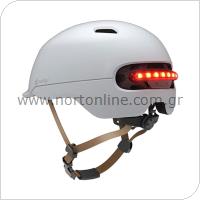 Helmet Smart4U SH50 with LED Light Large White
