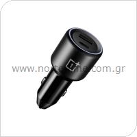 Car Charger OnePlus SUPERVOOC with Dual USB A & USB C Output 80W Black