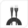 Καλώδιο Σύνδεσης USB 2.0 inos UltraCon USB A σε USB C 12W 2m Μαύρο