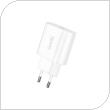Travel Fast Charger Foneng EU39 with Output USB C GaN PD 20W 3A White