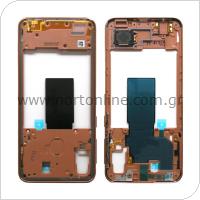 Middle Plate Samsung A405F Galaxy A40 Coral (Original)