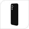 Θήκη Liquid Silicon inos Samsung A566B Galaxy A56 5G Velvet Μαύρο