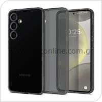 Θήκη TPU Spigen Liquid Crystal Samsung S921B Galaxy S24 5G Διάφανο-Γκρι