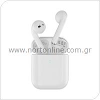 True Wireless Bluetooth Earphones Devia Airbuds TWS EM053 White