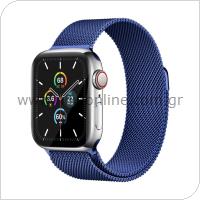 Strap Ahastyle WG42 Magnetic Stainless Steel Apple Watch (42/ 44/ 45mm) Blue