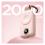 Ασύρματος Φορτιστής Ανάγκης Joyroom JR-WQW01 για Apple Watch Series 2000mAh Ροζ