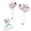 Silicon Earhooks with Case AhaStyle PT66 Apple Earpods & Airpods Enhanced Sound Pink (3 pairs)