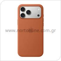 Θήκη Silicon με MagSafe Apple MGFQ4 iPhone 17 Pro Max Καφέ