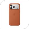 Θήκη Silicon με MagSafe Apple MGFQ4 iPhone 17 Pro Max Καφέ