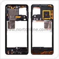 Middle Plate Samsung A225F Galaxy A22 4G Black (Original)