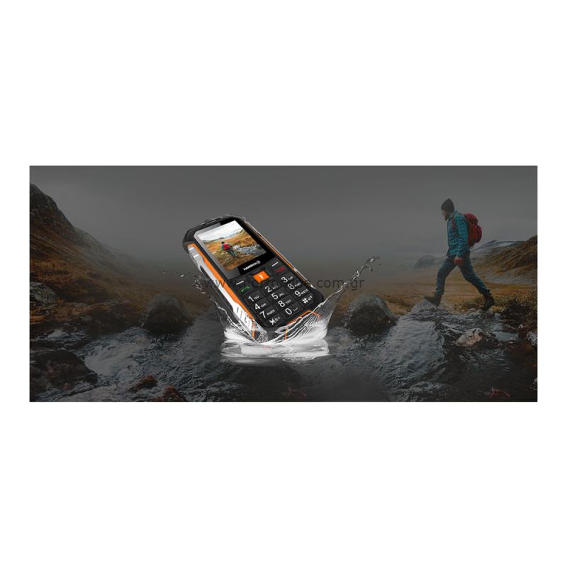 Telefono Movil Rugerizado Hammer Boost 2.4/ 2mpx/ 4g /  Negro/naranja/plateado DSP0000013582