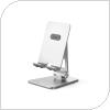 Universal Επιτραπέζια Αναδιπλούμενη Βάση AhaStyle ST01 για Φόρτιση Smartphone Ασημί