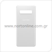 Battery Cover Samsung G973F Galaxy S10 White (OEM)