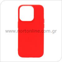 Soft TPU inos Apple iPhone 15 Pro 5G S-Cover Red