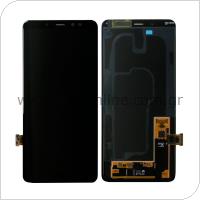 LCD with Touch Screen Samsung A730F Galaxy A8 Plus (2018) Black (Original)
