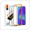 Tempered Glass Full Face Spigen Glas.tR Align Master Apple iPhone 14 Pro Max Μαύρο (2 τεμ.)