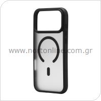 Θήκη TPU & PC inos Apple iPhone 17 Pro Max MagFlame Μαύρο