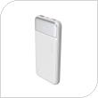 Φορτιστής Ανάγκης Devia EP198 Full Compatible 22.5W 10000mAh με Ψηφιακή Οθόνη Smart Λευκό