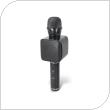 Ασύρματο Μικρόφωνο Bluetooth Maxlife MX-400 με Ηχείο & LED Φωτάκια (Karaoke) Μαύρο