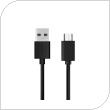 USB 2.0 Cable USB A to Micro USB 0.3m Black (Bulk)