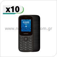 Κινητό Τηλέφωνο myPhone 2220 (Dual SIM) Μαύρο (10 τεμ.)