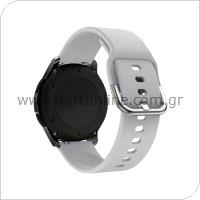 Universal Λουράκι για Smartwatch 20mm Γκρι (Ασυσκεύαστο)