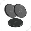 Wireless Charging Pad Qi inos Black 15W (2 pcs) + inos Grey 5W (1 pc)