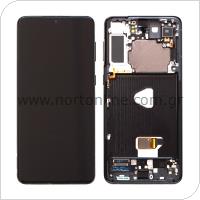 LCD with Touch Screen & Front Cover (Without Front Camera) Samsung G996B Galaxy S21 Plus 5G Phantom Black (Original)