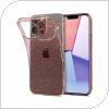 Θήκη TPU Spigen Liquid Crystal Apple iPhone 13 Pro Max Glitter Ροζ