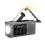 Portable Bluetooth Speaker Pristar YX318 with Flashlight, Power Bank 4000mAh & Radio FM Gray