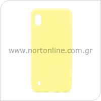 Θήκη Soft TPU inos Samsung A105F Galaxy A10 S-Cover Κίτρινο