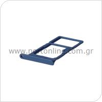 Sim & SD Card Holder Samsung A256B Galaxy A25 5G Blue (Original)