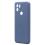 Θήκη Liquid Silicon inos Xiaomi Redmi A1 Plus/ A2 Plus L-Cover Γκρι-Μπλε