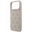 Θήκη PU Guess Apple iPhone 17 Pro Max Hardcase Classic 4G Ροζ