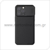 Soft TPU & PC Back Cover Case Nillkin Camshield Pro Apple iPhone 15 Pro Max Black