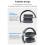 Wireless Stereo Headphones Devia ANC EM035 EarBass Pro2 Silver