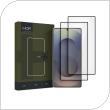 Tempered Glass Full Face Hofi Pro+ Samsung Galaxy S25 Ultra 5G Μαύρο (2 τεμ.)