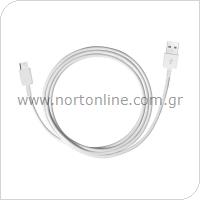USB 2.0 Cable Samsung EP-DW700CWE USB A to USB C 1.5m White (Bulk)