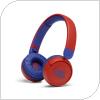 Wireless Stereo Headphones JBL JR310BT for Kids Red