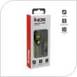 Hands Free Stereo inos 3.5mm Flatron II with Small Earphones Lime Green-Black