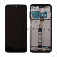 LCD with Middle Plate Xiaomi Redmi Note 9 Pro/ Note 9S Interstellar Grey (Original)