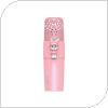 Ασύρματο Μικρόφωνο Bluetooth Maxlife MXBM-500 Animal με Ηχείο (Karaoke) Ροζ