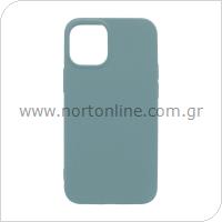 Θήκη Soft TPU inos Apple iPhone 12 mini S-Cover Πετρόλ