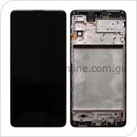 LCD with Touch Screen & Front Cover Samsung M515F Galaxy M51 Black (Original)