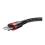 USB 2.0 Cable Baseus Cafule USB A to Lightning 2.4A 1m Black-Red