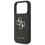 Θήκη PU Guess Apple iPhone 17 Pro Hardcase Big Logo 4G Μαύρο