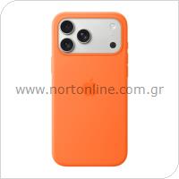 Θήκη Silicon με MagSafe Apple MGFL4 iPhone 17 Pro Max Πορτοκαλί
