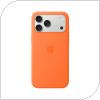 Θήκη Silicon με MagSafe Apple MGFL4 iPhone 17 Pro Max Πορτοκαλί