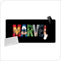 Mousepad Marvel 011 80x40cm Μαύρο (1 τεμ)